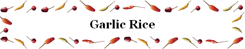 Garlic Rice